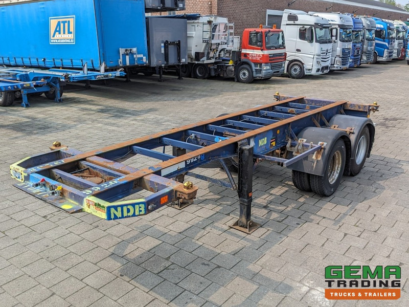 Flandria OP 20V 2A 2-Assen ROR - DrumBrakes - Leaf Suspension - 20FT (O1871) - Semi-reboque transportador de contêineres/ Caixa móvel: foto 4 Flandria OP 20V 2A 2-Assen ROR - DrumBrakes - Leaf Suspension - 20FT (O1871) - Semi-reboque transportador de contêineres/ Caixa móvel: foto 4