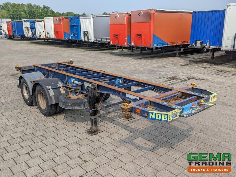 Flandria OP 20V 2A 2-Assen ROR - DrumBrakes - Leaf Suspension - 20FT (O1871) - Semi-reboque transportador de contêineres/ Caixa móvel: foto 3 Flandria OP 20V 2A 2-Assen ROR - DrumBrakes - Leaf Suspension - 20FT (O1871) - Semi-reboque transportador de contêineres/ Caixa móvel: foto 3