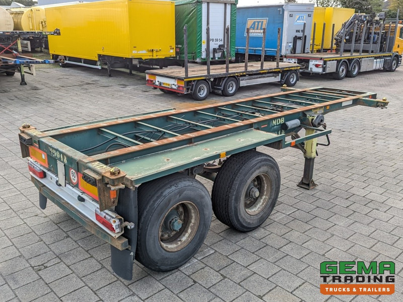 Flandria OP 20V 2A 2-Assen ROR - DrumBrakes - Steel Suspension - 20FT (O1980) - Semi-reboque transportador de contêineres/ Caixa móvel: foto 1 Flandria OP 20V 2A 2-Assen ROR - DrumBrakes - Steel Suspension - 20FT (O1980) - Semi-reboque transportador de contêineres/ Caixa móvel: foto 1