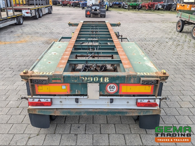 Flandria OP 20V 2A 2-Assen ROR - DrumBrakes - Steel Suspension - 20FT (O1980) - Semi-reboque transportador de contêineres/ Caixa móvel: foto 5 Flandria OP 20V 2A 2-Assen ROR - DrumBrakes - Steel Suspension - 20FT (O1980) - Semi-reboque transportador de contêineres/ Caixa móvel: foto 5