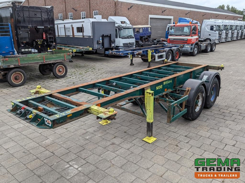 Flandria OP CC 2A 2-Assen ROR DrumBrakes - Steel Suspension - 3110KG - 20FT (O1915) - Semi-reboque transportador de contêineres/ Caixa móvel: foto 4 Flandria OP CC 2A 2-Assen ROR DrumBrakes - Steel Suspension - 3110KG - 20FT (O1915) - Semi-reboque transportador de contêineres/ Caixa móvel: foto 4