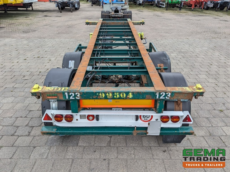Flandria OP CC 2A 2-Assen ROR DrumBrakes - Steel Suspension - 3110KG - 20FT (O1915) - Semi-reboque transportador de contêineres/ Caixa móvel: foto 5 Flandria OP CC 2A 2-Assen ROR DrumBrakes - Steel Suspension - 3110KG - 20FT (O1915) - Semi-reboque transportador de contêineres/ Caixa móvel: foto 5