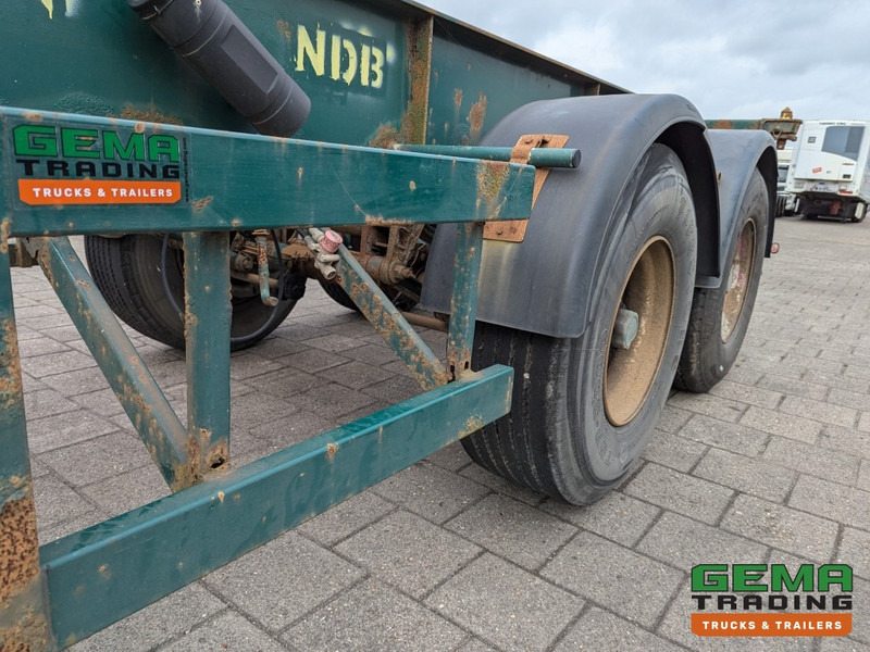 Semi-reboque transportador de contêineres/ Caixa móvel Flandria OP CC 2A 2-Assen ROR DrumBrakes - Steel Suspension - 3350KG - 20FT (O1873): foto 10