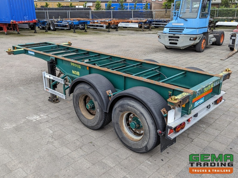 Flandria OP CC 2A 20FT 2-Assen ROR DrumBrakes - Leaf Suspension - 3120KG - 3 identical units in stock! (O1868) - Semi-reboque transportador de contêineres/ Caixa móvel: foto 2 Flandria OP CC 2A 20FT 2-Assen ROR DrumBrakes - Leaf Suspension - 3120KG - 3 identical units in stock! (O1868) - Semi-reboque transportador de contêineres/ Caixa móvel: foto 2