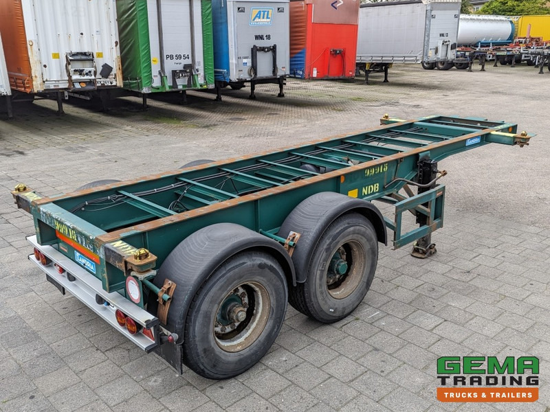 Flandria OP CC 2A 20FT 2-Assen ROR DrumBrakes - Leaf Suspension - 3120KG - 3 identical units in stock! (O1868) - Semi-reboque transportador de contêineres/ Caixa móvel: foto 1 Flandria OP CC 2A 20FT 2-Assen ROR DrumBrakes - Leaf Suspension - 3120KG - 3 identical units in stock! (O1868) - Semi-reboque transportador de contêineres/ Caixa móvel: foto 1