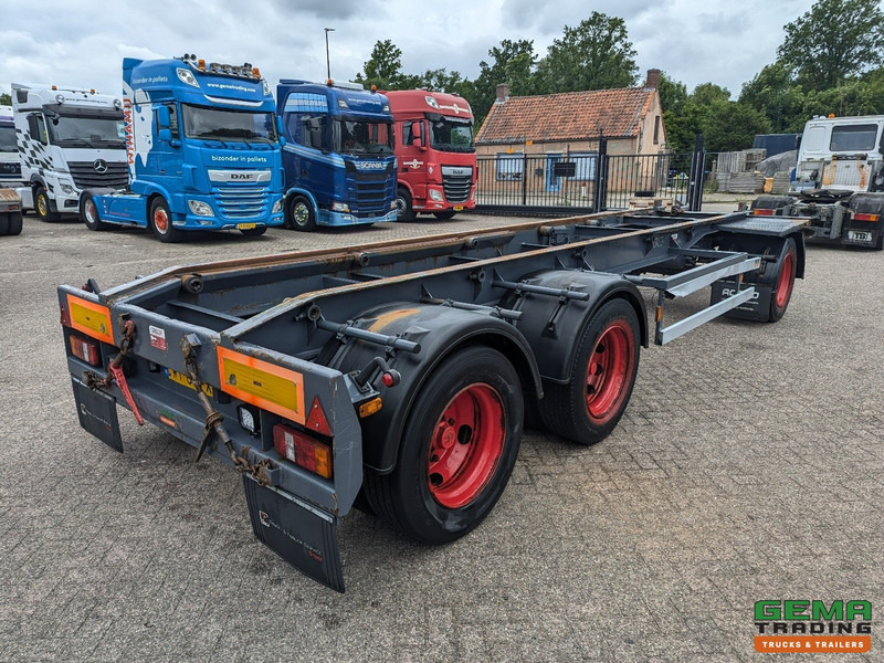 GS AC 2800 N 3-Assen BPW - ContainerAanhanger 7.10m - Blad Geveerd - Trommelremmen - Dubbellucht - Reboque transportador de contêineres/ Caixa móvel: foto 1 GS AC 2800 N 3-Assen BPW - ContainerAanhanger 7.10m - Blad Geveerd - Trommelremmen - Dubbellucht - Reboque transportador de contêineres/ Caixa móvel: foto 1