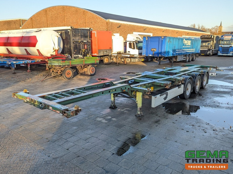 Krone SD 27 3-Assen BPW Backslider - DrumBrakes - 20 2x20FT/30/40FT - 10+ Units in Stock (O1931) - Semi-reboque transportador de contêineres/ Caixa móvel: foto 2 Krone SD 27 3-Assen BPW Backslider - DrumBrakes - 20 2x20FT/30/40FT - 10+ Units in Stock (O1931) - Semi-reboque transportador de contêineres/ Caixa móvel: foto 2