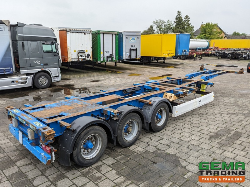 Krone SD 27 3-Assen BPW DrumBrakes - 5280kg - 1x 20FT 2x 20FT 30FT 40FT (O1867) - Semi-reboque transportador de contêineres/ Caixa móvel: foto 4 Krone SD 27 3-Assen BPW DrumBrakes - 5280kg - 1x 20FT 2x 20FT 30FT 40FT (O1867) - Semi-reboque transportador de contêineres/ Caixa móvel: foto 4