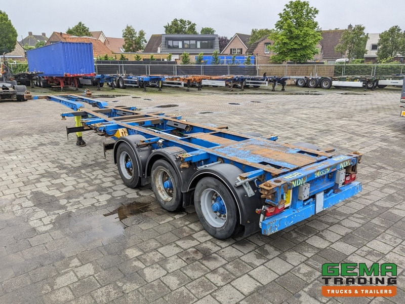 Krone SD 27 3-Assen BPW DrumBrakes - 5280kg - 1x 20FT 2x 20FT 30FT 40FT (O1867) - Semi-reboque transportador de contêineres/ Caixa móvel: foto 2 Krone SD 27 3-Assen BPW DrumBrakes - 5280kg - 1x 20FT 2x 20FT 30FT 40FT (O1867) - Semi-reboque transportador de contêineres/ Caixa móvel: foto 2
