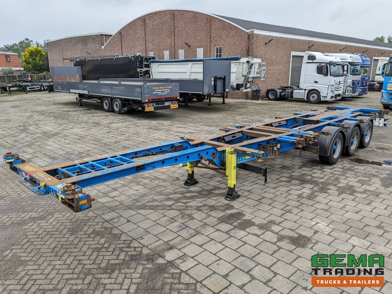 Krone SD 27 3-Assen BPW DrumBrakes - 5280kg - 1x 20FT 2x 20FT 30FT 40FT (O1867) - Semi-reboque transportador de contêineres/ Caixa móvel: foto 3 Krone SD 27 3-Assen BPW DrumBrakes - 5280kg - 1x 20FT 2x 20FT 30FT 40FT (O1867) - Semi-reboque transportador de contêineres/ Caixa móvel: foto 3