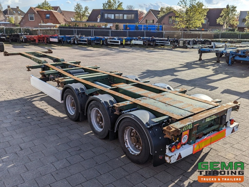Krone SD 27 3-Assen BPW Kont Schuiver - DrumBrakes - 5280kg (O1776) - Semi-reboque transportador de contêineres/ Caixa móvel: foto 4 Krone SD 27 3-Assen BPW Kont Schuiver - DrumBrakes - 5280kg (O1776) - Semi-reboque transportador de contêineres/ Caixa móvel: foto 4