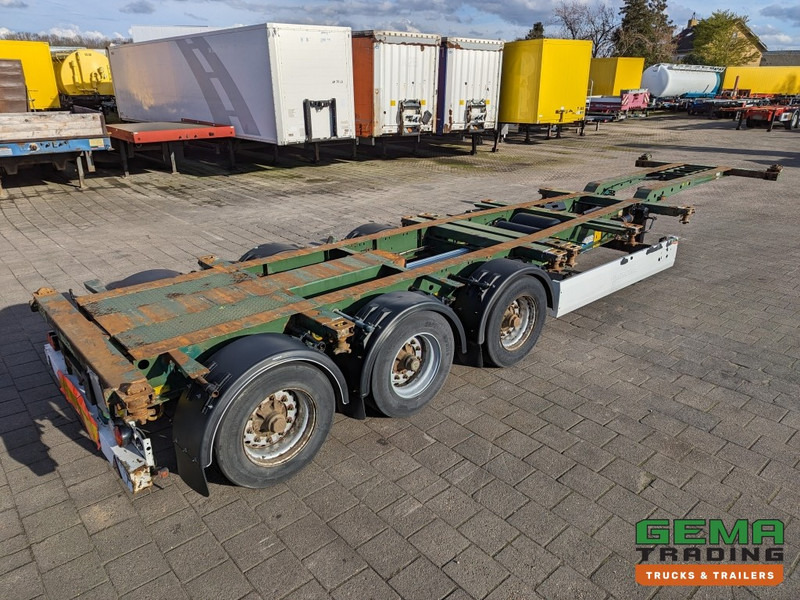 Krone SD 27 3-Assen BPW Kont Schuiver - DrumBrakes - 5280kg (O1776) - Semi-reboque transportador de contêineres/ Caixa móvel: foto 5 Krone SD 27 3-Assen BPW Kont Schuiver - DrumBrakes - 5280kg (O1776) - Semi-reboque transportador de contêineres/ Caixa móvel: foto 5