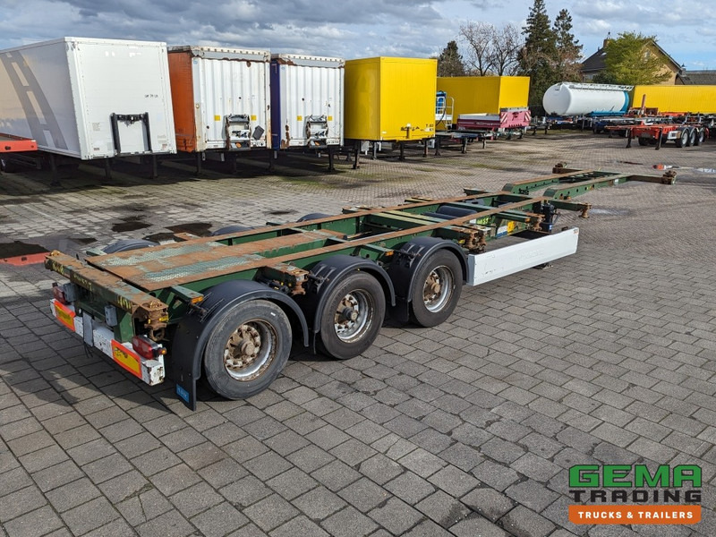 Krone SD 27 3-Assen BPW RearSlider - DrumBrakes - 5280kg - Semi-reboque transportador de contêineres/ Caixa móvel: foto 5 Krone SD 27 3-Assen BPW RearSlider - DrumBrakes - 5280kg - Semi-reboque transportador de contêineres/ Caixa móvel: foto 5
