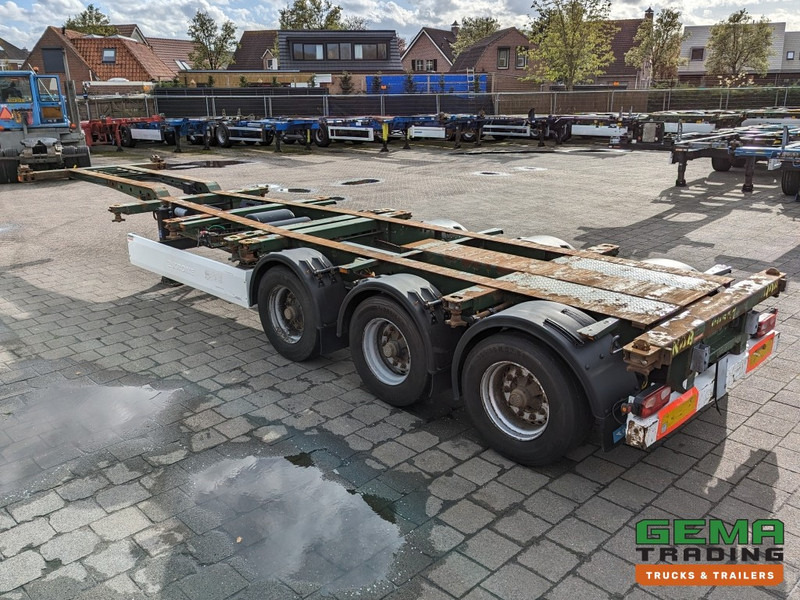 Krone SD 27 3-Assen BPW RearSlider - DrumBrakes - 5280kg - Semi-reboque transportador de contêineres/ Caixa móvel: foto 3 Krone SD 27 3-Assen BPW RearSlider - DrumBrakes - 5280kg - Semi-reboque transportador de contêineres/ Caixa móvel: foto 3