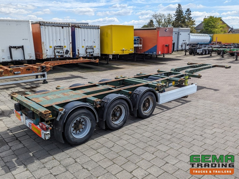 Krone SD 27 3-Assen BPW RearSlider - DrumBrakes - 5280kg (O1852) - Semi-reboque transportador de contêineres/ Caixa móvel: foto 4 Krone SD 27 3-Assen BPW RearSlider - DrumBrakes - 5280kg (O1852) - Semi-reboque transportador de contêineres/ Caixa móvel: foto 4