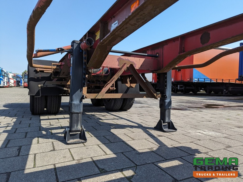Semi-reboque transportador de contêineres/ Caixa móvel Krone SZC 20FT 2-Assen ROR - STEEL Suspension - DOUBLE tires - DrumBrakes  (O1869): foto 7