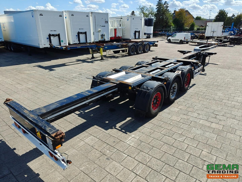 Pacton ET3 3-Assen Valx - MULTI - Schijfremmen - LiftAs - 3x Uitschuifbaar - ADR lekbak - Semi-reboque transportador de contêineres/ Caixa móvel: foto 4 Pacton ET3 3-Assen Valx - MULTI - Schijfremmen - LiftAs - 3x Uitschuifbaar - ADR lekbak - Semi-reboque transportador de contêineres/ Caixa móvel: foto 4