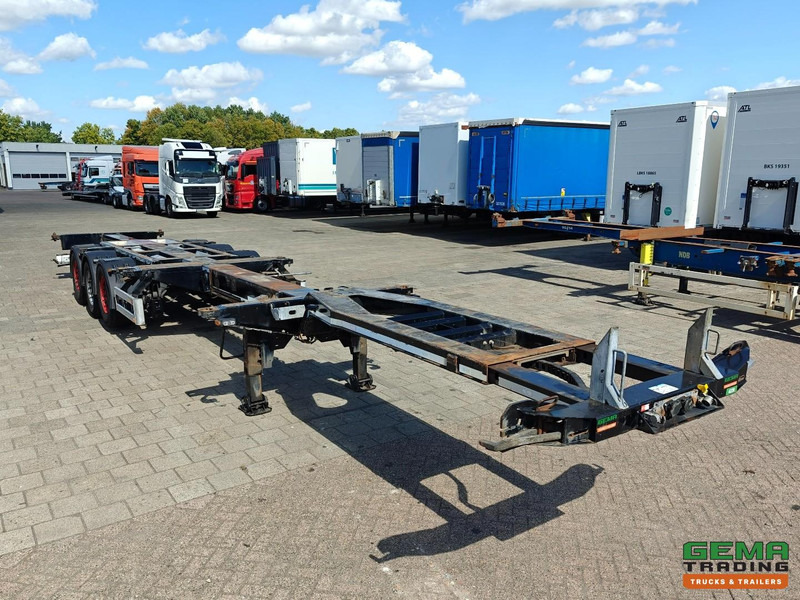 Pacton ET3 3-Assen Valx - MULTI - Schijfremmen - LiftAs - 3x Uitschuifbaar - ADR lekbak - Semi-reboque transportador de contêineres/ Caixa móvel: foto 3 Pacton ET3 3-Assen Valx - MULTI - Schijfremmen - LiftAs - 3x Uitschuifbaar - ADR lekbak - Semi-reboque transportador de contêineres/ Caixa móvel: foto 3