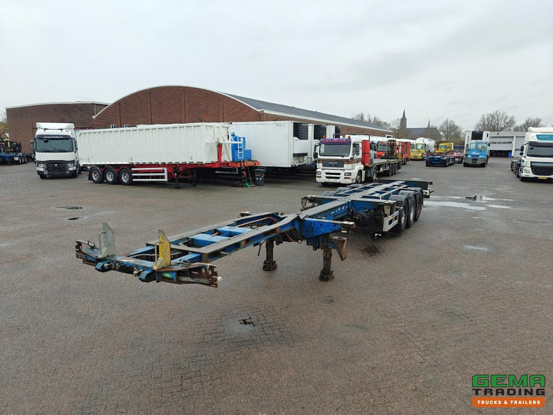 Pacton T3-010 3-Assen BPW - MULTI - Trommelremmen - LiftAs - 3x Uitschuifbaar - 11/2026 APK - Semi-reboque transportador de contêineres/ Caixa móvel: foto 3 Pacton T3-010 3-Assen BPW - MULTI - Trommelremmen - LiftAs - 3x Uitschuifbaar - 11/2026 APK - Semi-reboque transportador de contêineres/ Caixa móvel: foto 3