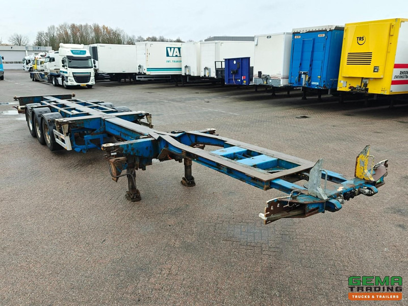 Pacton T3-010 3-Assen BPW - MULTI - Trommelremmen - LiftAs - 3x Uitschuifbaar - 11/2026 APK - Semi-reboque transportador de contêineres/ Caixa móvel: foto 5 Pacton T3-010 3-Assen BPW - MULTI - Trommelremmen - LiftAs - 3x Uitschuifbaar - 11/2026 APK - Semi-reboque transportador de contêineres/ Caixa móvel: foto 5