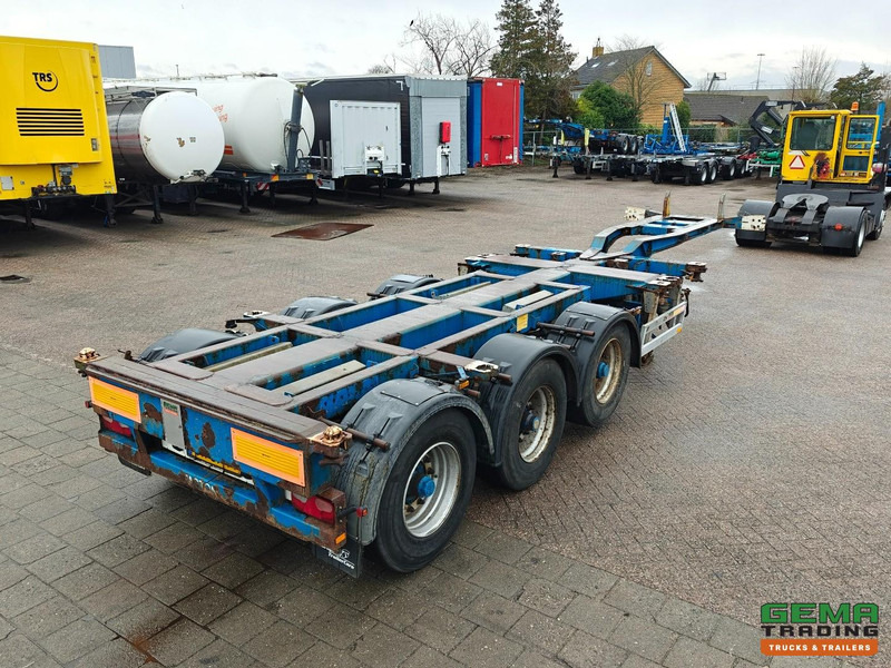 Pacton T3-010 3-Assen BPW - MULTI - Trommelremmen - LiftAs - 3x Uitschuifbaar - 11/2026 APK - Semi-reboque transportador de contêineres/ Caixa móvel: foto 1 Pacton T3-010 3-Assen BPW - MULTI - Trommelremmen - LiftAs - 3x Uitschuifbaar - 11/2026 APK - Semi-reboque transportador de contêineres/ Caixa móvel: foto 1