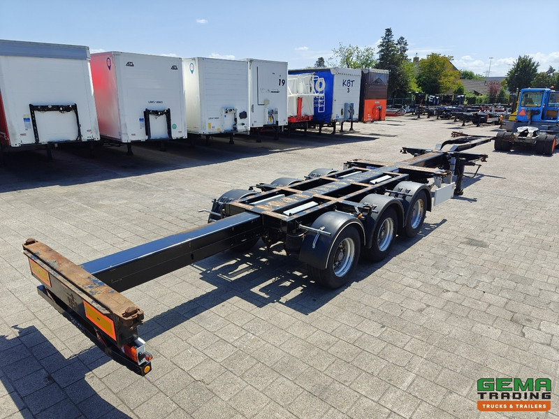 Pacton T3-010 3-Assen SAF - MULTI - Trommelremmen - LiftAs - 3x Uitschuifbaar - Semi-reboque transportador de contêineres/ Caixa móvel: foto 1 Pacton T3-010 3-Assen SAF - MULTI - Trommelremmen - LiftAs - 3x Uitschuifbaar - Semi-reboque transportador de contêineres/ Caixa móvel: foto 1