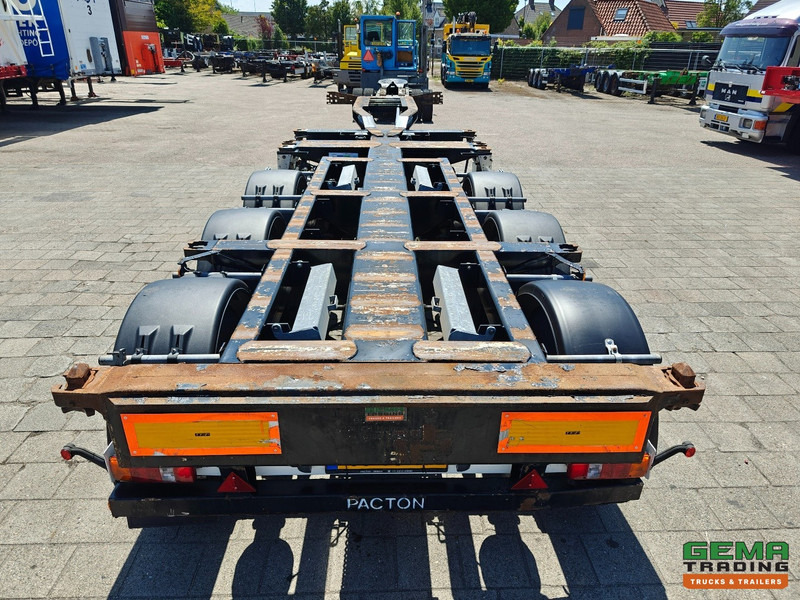 Pacton T3-010 3-Assen SAF - MULTI - Trommelremmen - LiftAs - 3x Uitschuifbaar - Semi-reboque transportador de contêineres/ Caixa móvel: foto 5 Pacton T3-010 3-Assen SAF - MULTI - Trommelremmen - LiftAs - 3x Uitschuifbaar - Semi-reboque transportador de contêineres/ Caixa móvel: foto 5