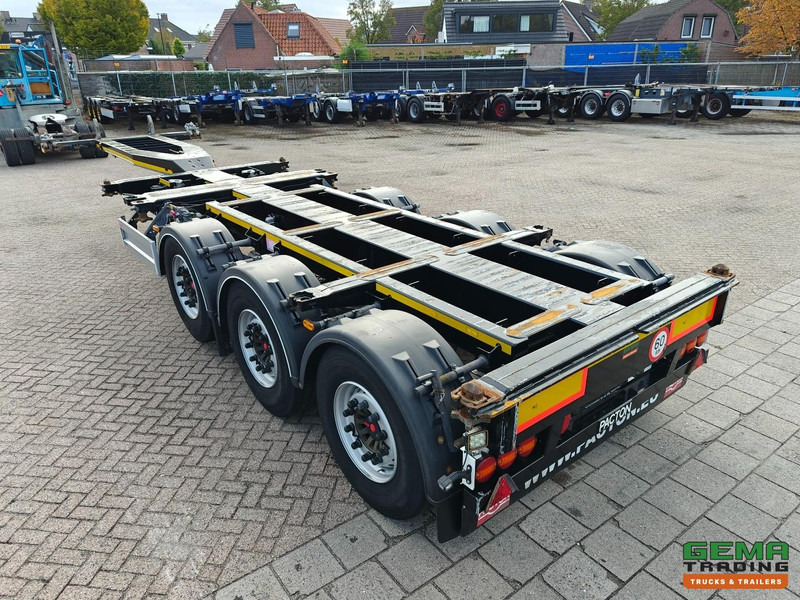 Pacton TXC343 3-Assen SAF - Schijfremmen - LiftAs - VasteKop - Alle Aansluitingen - 4740KG - Semi-reboque transportador de contêineres/ Caixa móvel: foto 2 Pacton TXC343 3-Assen SAF - Schijfremmen - LiftAs - VasteKop - Alle Aansluitingen - 4740KG - Semi-reboque transportador de contêineres/ Caixa móvel: foto 2