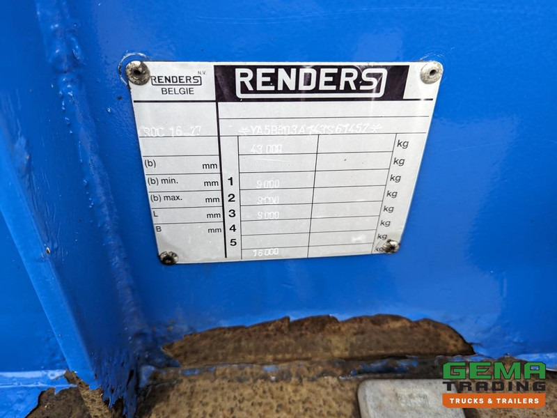 Semi-reboque transportador de contêineres/ Caixa móvel Renders ROC16.27 3-Assen SAF Schijfremmen - X-Steering - 30FT: foto 16 Semi-reboque transportador de contêineres/ Caixa móvel Renders ROC16.27 3-Assen SAF Schijfremmen - X-Steering - 30FT: foto 16