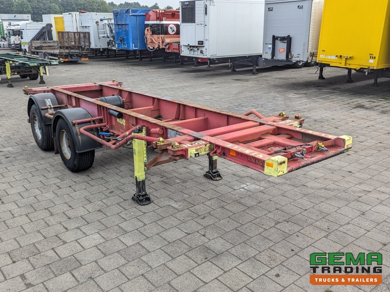 SHLADOT SD-901M 20FT 2-Assen ROR DrumBrakes - Steel Suspension - 20 units in Stock (O1985) - Semi-reboque transportador de contêineres/ Caixa móvel: foto 4 SHLADOT SD-901M 20FT 2-Assen ROR DrumBrakes - Steel Suspension - 20 units in Stock (O1985) - Semi-reboque transportador de contêineres/ Caixa móvel: foto 4