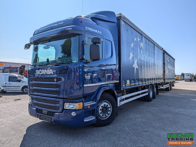 Scania G410 6x2/4 Streamline Euro6 - Retarder + Van Hool 2-Assige Aanhanger - SchuifzeilenCombi - SmartTachoV2 - Camião furgão: foto 1 Scania G410 6x2/4 Streamline Euro6 - Retarder + Van Hool 2-Assige Aanhanger - SchuifzeilenCombi - SmartTachoV2 - Camião furgão: foto 1