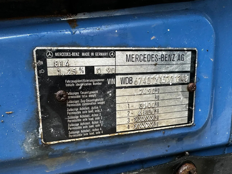 Camião de caixa aberta/ Plataforma Mercedes-Benz SK 814 4X2 Platform Spring/Spring German truck: foto 10