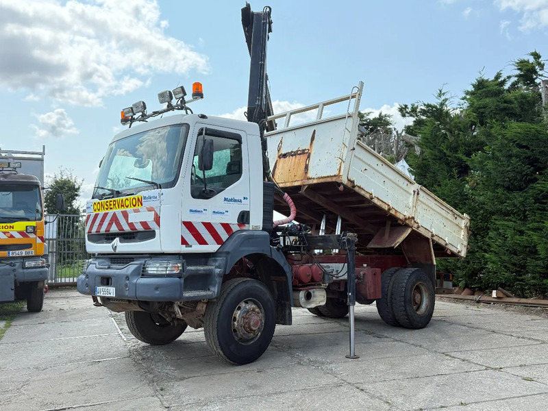 Renault Kerax 400 4X4 Tipper + Hiab 085 Spring/Spring EURO 2 ZF Manual Gearbox - Camião basculante, Camião grua: foto 2 Renault Kerax 400 4X4 Tipper + Hiab 085 Spring/Spring EURO 2 ZF Manual Gearbox - Camião basculante, Camião grua: foto 2