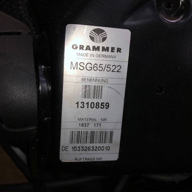 Grammer Seat MSG65/522 - Banco por Equipamento de movimentação: foto 5 Grammer Seat MSG65/522 - Banco por Equipamento de movimentação: foto 5