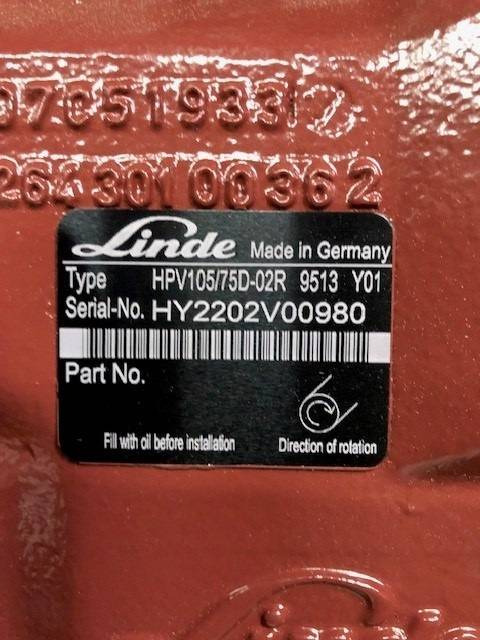 Hydraulic pump HPV105/75D-02R 9513 - Transmissão por Equipamento de movimentação: foto 4 Hydraulic pump HPV105/75D-02R 9513 - Transmissão por Equipamento de movimentação: foto 4
