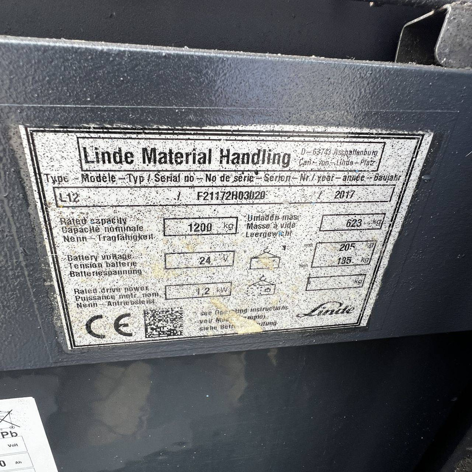 Stacker Linde L12 (1172): foto 17