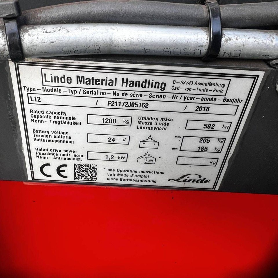 Leasing de Linde L12 (1172) Linde L12 (1172): foto 15 Leasing de Linde L12 (1172) Linde L12 (1172): foto 15