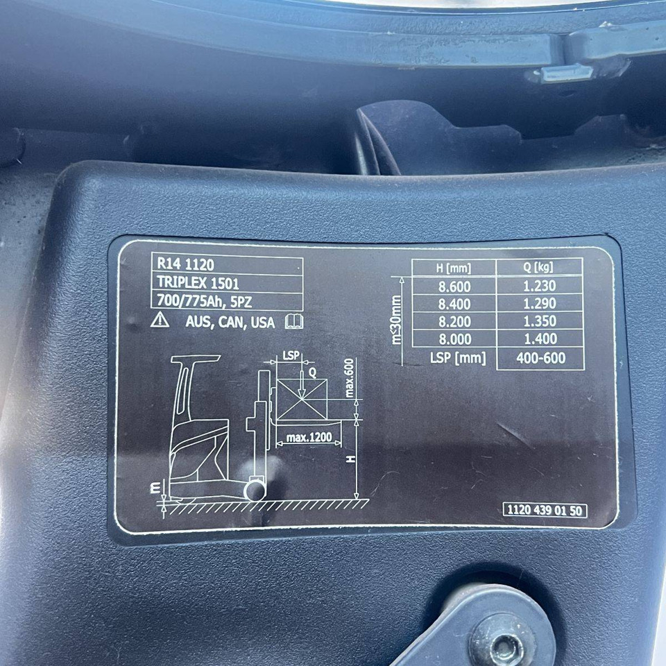 Empilhador retráctil Linde R14 (1120): foto 14 Empilhador retráctil Linde R14 (1120): foto 14