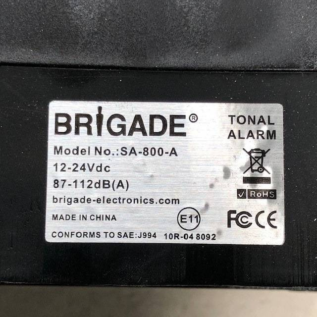 Brigade SA-800-A Smart Tonal reversing Alarm - Peça de reposição por Equipamento de movimentação: foto 3 Brigade SA-800-A Smart Tonal reversing Alarm - Peça de reposição por Equipamento de movimentação: foto 3