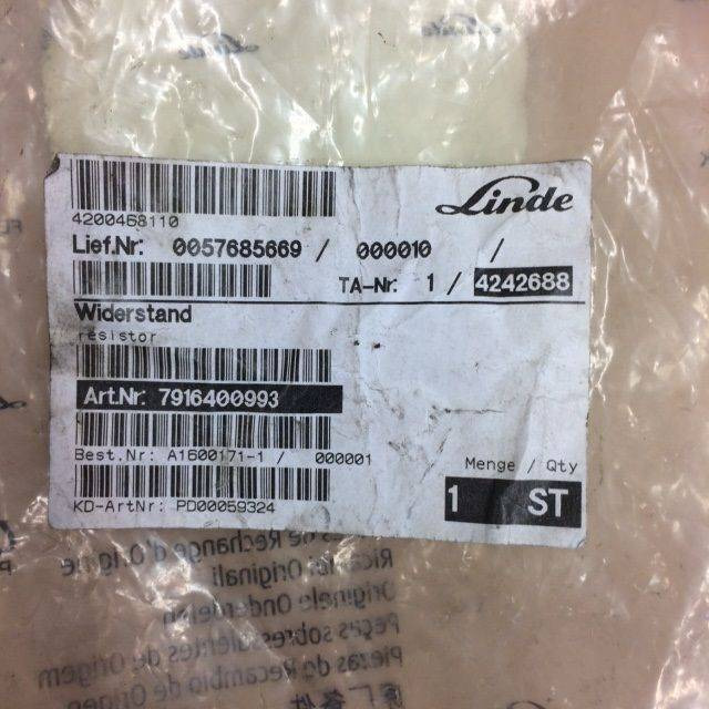 Resistor for Linde - Comutador de coluna de direção por Equipamento de movimentação: foto 4 Resistor for Linde - Comutador de coluna de direção por Equipamento de movimentação: foto 4