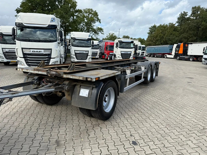 Burg 3AS Containeraanhangwagen, €3900, APK tot 28-01-2026 - Reboque transportador de contêineres/ Caixa móvel: foto 1 Burg 3AS Containeraanhangwagen, €3900, APK tot 28-01-2026 - Reboque transportador de contêineres/ Caixa móvel: foto 1