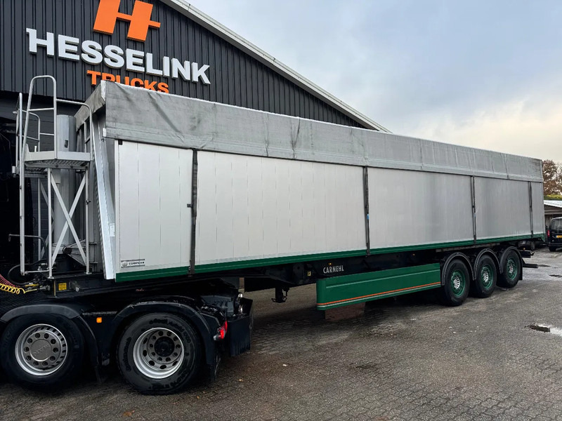 Carnehl 65m3 Vol alu kipper SAF Schijfremmen Liftas Top conditie - Semi-reboque basculante: foto 1 Carnehl 65m3 Vol alu kipper SAF Schijfremmen Liftas Top conditie - Semi-reboque basculante: foto 1