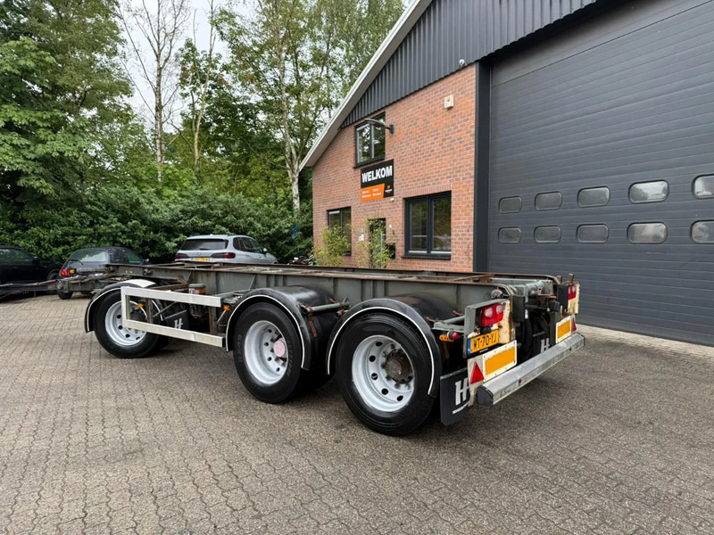 GS Meppel 28T Kiepende containeraanhangwagen! 640cm systeemlengte Centrale smering - Semi-reboque transportador de contêineres/ Caixa móvel: foto 2 GS Meppel 28T Kiepende containeraanhangwagen! 640cm systeemlengte Centrale smering - Semi-reboque transportador de contêineres/ Caixa móvel: foto 2
