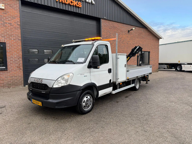 Iveco 50c14 Erdgas/CNG Hiab kran/crane Pritsche - Carrinha de caixa aberta: foto 1 Iveco 50c14 Erdgas/CNG Hiab kran/crane Pritsche - Carrinha de caixa aberta: foto 1
