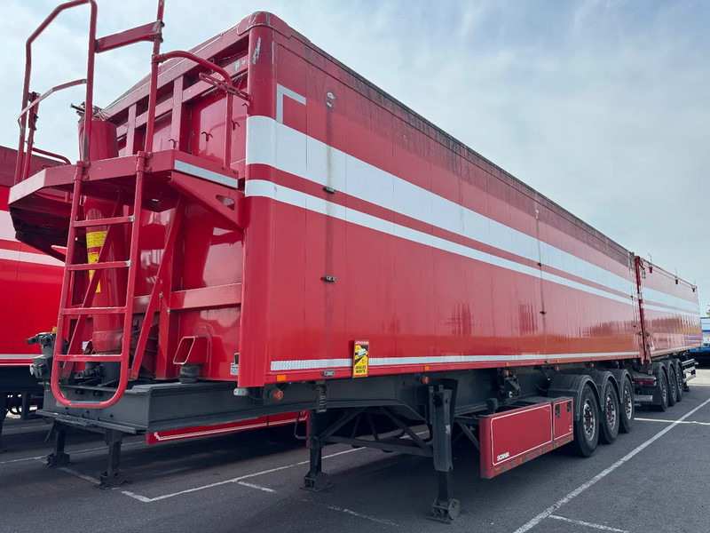 Stas S300CX 58m3 Alcoa SAF Klep/Deuren combi top condition 6370kg - Semi-reboque basculante: foto 1 Stas S300CX 58m3 Alcoa SAF Klep/Deuren combi top condition 6370kg - Semi-reboque basculante: foto 1