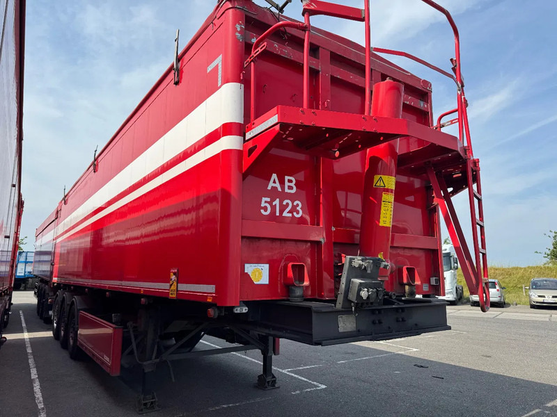 Stas S300CX 58m3 Alcoa SAF Klep/Deuren combi top condition 6370kg - Semi-reboque basculante: foto 2 Stas S300CX 58m3 Alcoa SAF Klep/Deuren combi top condition 6370kg - Semi-reboque basculante: foto 2