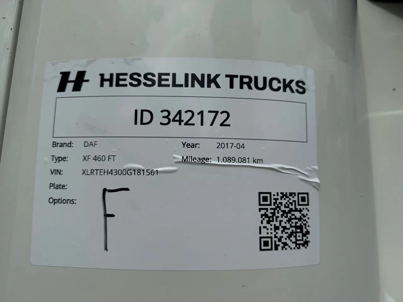 Tractor DAF XF 460 SSC Super Space 2x tank ACC German truck: foto 19