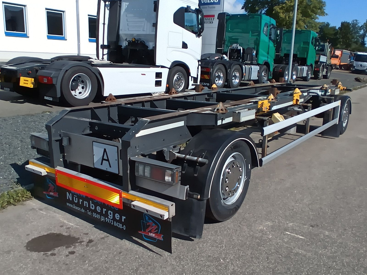 Hüffermann 2-A VARIO-CARRIER VERZINKT SAFETYFIX Reifen/TÜV - Reboque ampliroll/ Multibenne: foto 1 Hüffermann 2-A VARIO-CARRIER VERZINKT SAFETYFIX Reifen/TÜV - Reboque ampliroll/ Multibenne: foto 1