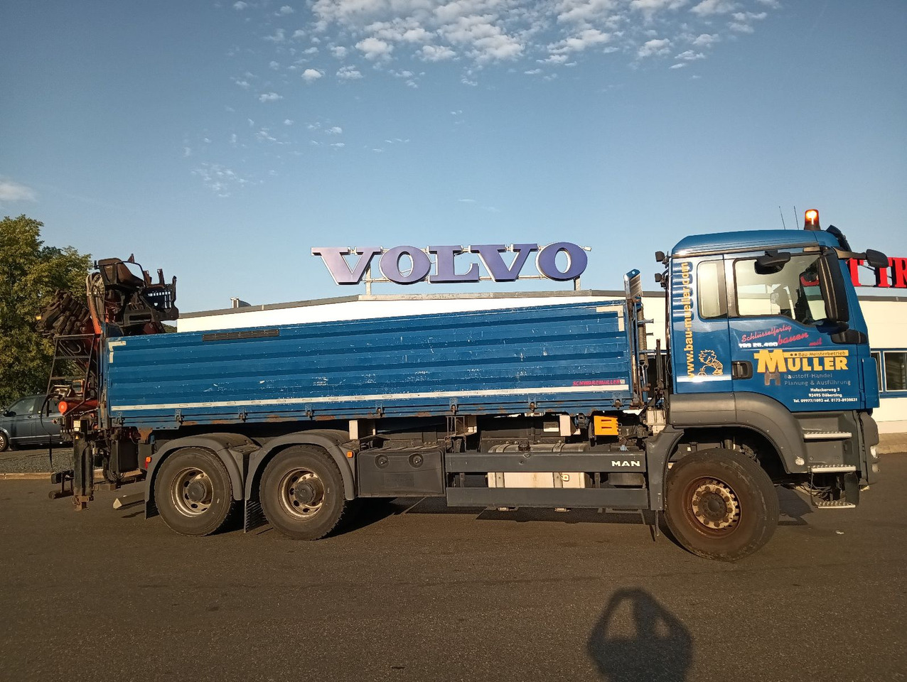 MAN TGS 26:480 6x4 EURO5 ATLAS 240.2E-A4 3-S-Kipper - Camião basculante, Camião grua: foto 4 MAN TGS 26:480 6x4 EURO5 ATLAS 240.2E-A4 3-S-Kipper - Camião basculante, Camião grua: foto 4