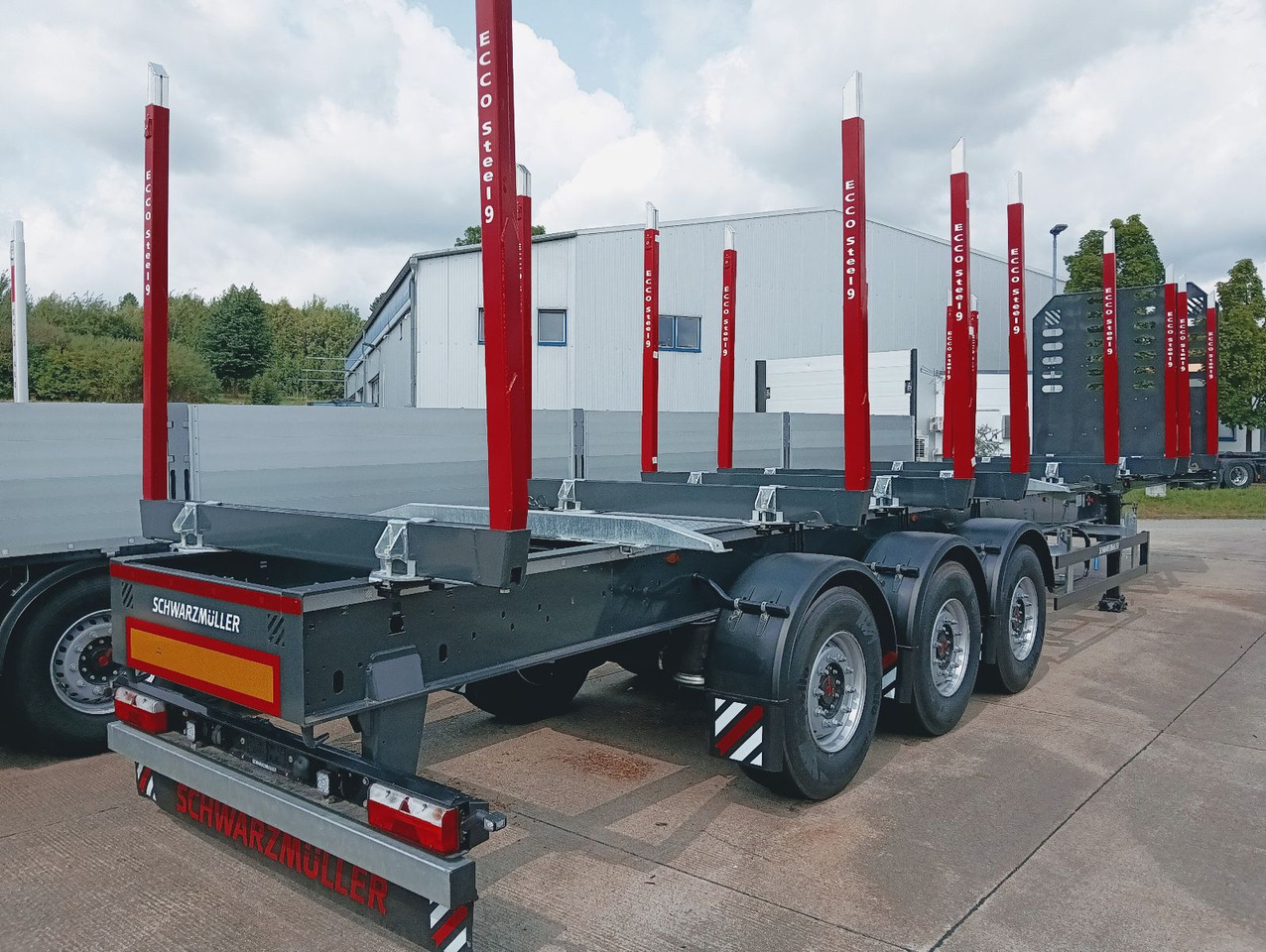 Schwarzmüller 3-A Rungensattel 8xRungSchemel 5800kg NEU sofort Schwarzmüller 3-A Rungensattel 8xRungSchemel 5800kg NEU sofort - Semi-reboque transporte de madeira: foto 4 Schwarzmüller 3-A Rungensattel 8xRungSchemel 5800kg NEU sofort Schwarzmüller 3-A Rungensattel 8xRungSchemel 5800kg NEU sofort - Semi-reboque transporte de madeira: foto 4